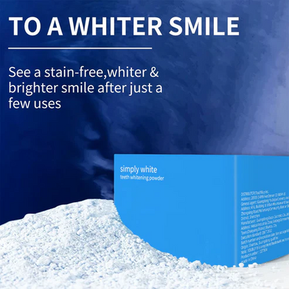 PurelyWHITE Teeth whitening powder