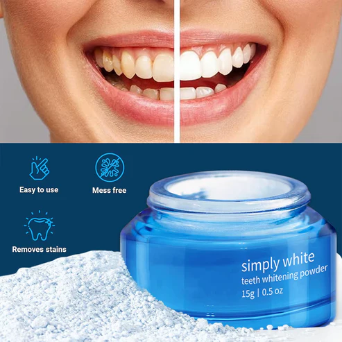 PurelyWHITE Teeth whitening powder